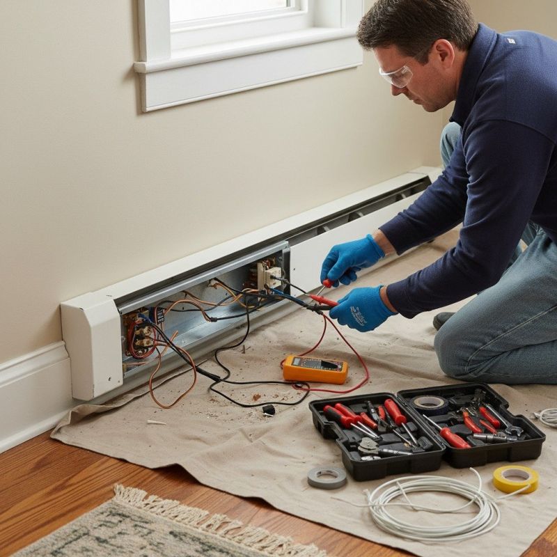 Baseboard Heater Installation