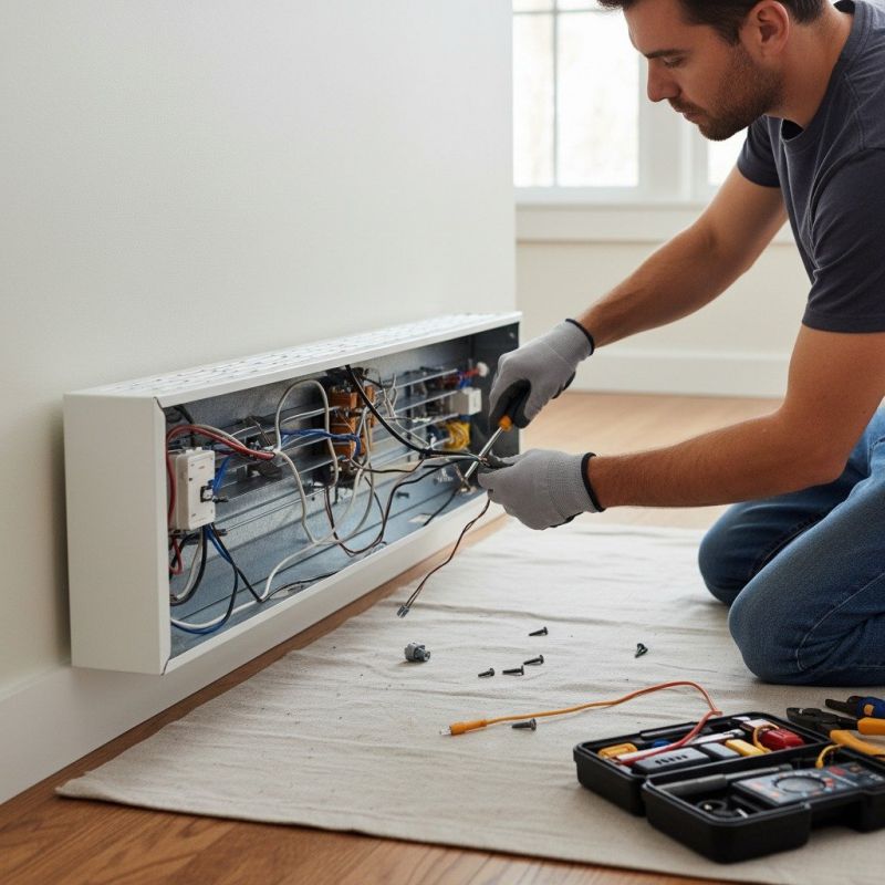 Baseboard Heater Installation